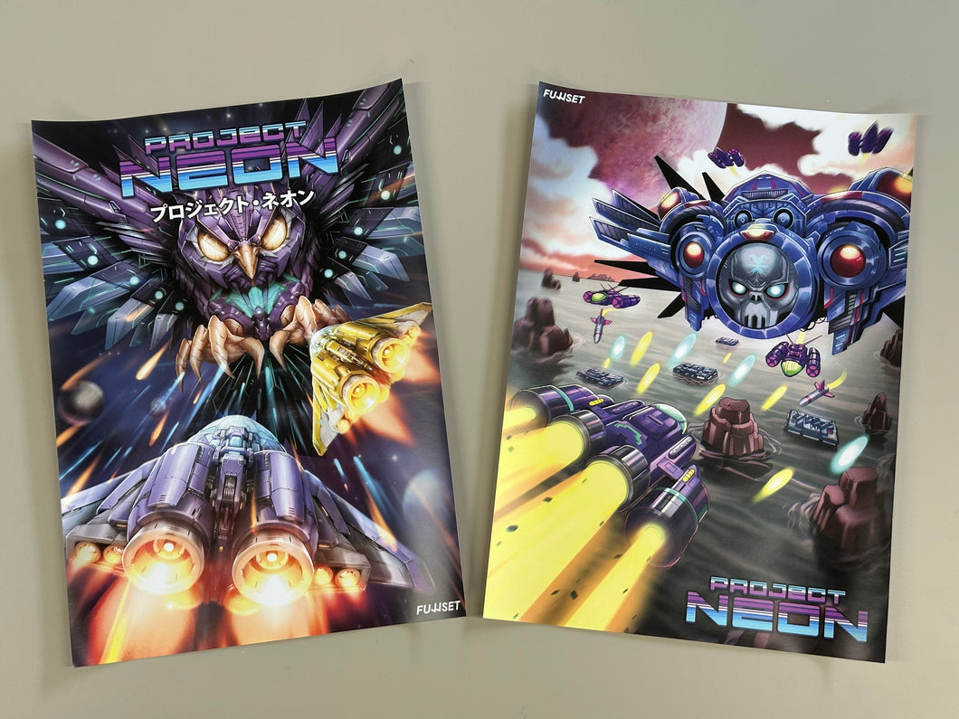 Project Neon - Poster set