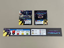 Load image into Gallery viewer, Project Neon - 2x MVS marquee + 1x move strip (double-sided)